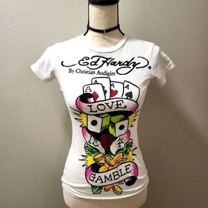 𝅺Ed Hardy | Love Is A Gamble Tee